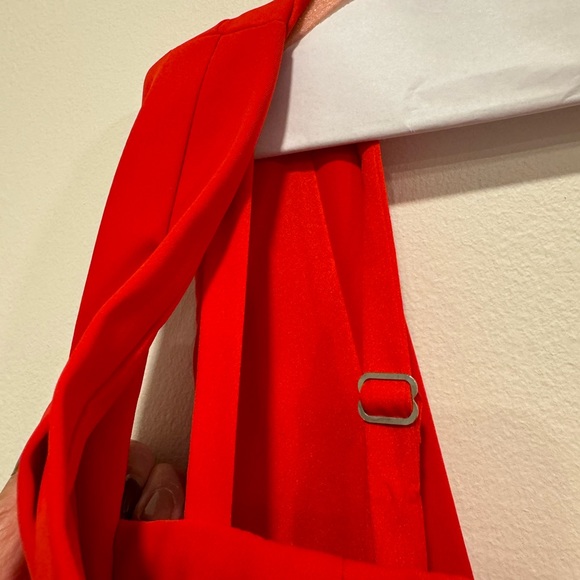 BCBG one shoulder peplum gown - Picture 7 of 13